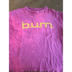 Vintage Bum B. U. M. Equipment Shirt Men's Medium 90s‎ Outdoor Graphic *READ*